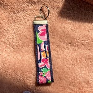 Customized “H” Vera Bradley Key Chain